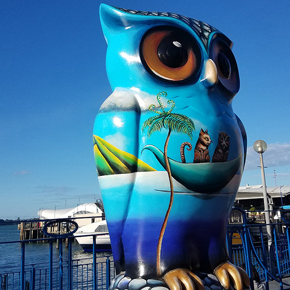 The Big Hoot Auckland 2018 - 3 March to 6 May 2018, Public Art Event, Auckland